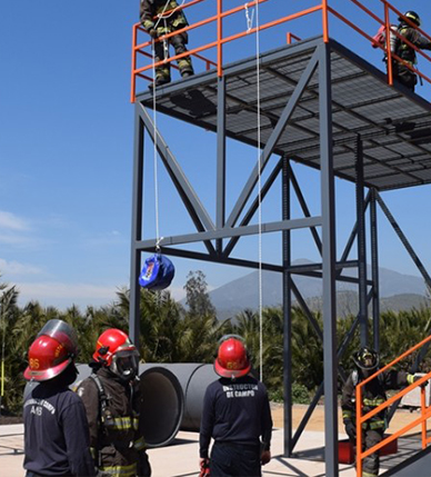 Nuevos simuladores para el entrenamiento de bomberos