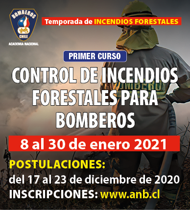 Iniciamos convocatoria para Primer Curso de “Control de Incendios Forestales para Bomberos”