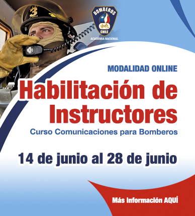 Habilitación Instructores Curso Comunicaciones para Bomberos