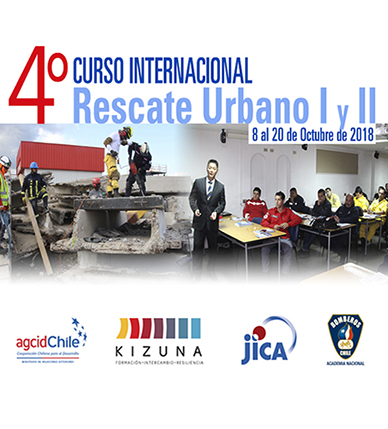 Bomberos participarán de IV Curso Internacional Búsqueda y Rescate Urbano I y II