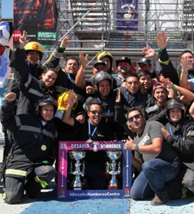 Chillán Fire Woman y Chillán Fireboys son los ganadores del Desafío Bomberos de Chile Zona Central 2018