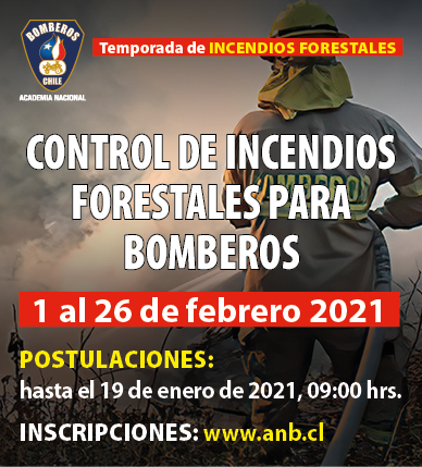 Se extiende Segunda Convocatoria para curso de “Control de Incendios Forestales para Bomberos”