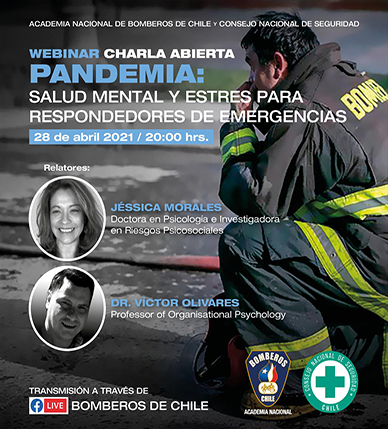 Charla “Pandemia: Salud Mental y estrés para respondedores de emergencia”