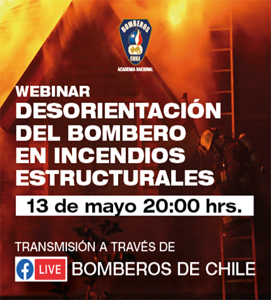 Participa en el Webinar “Desorientación del Bombero en Incendios Estructurales”